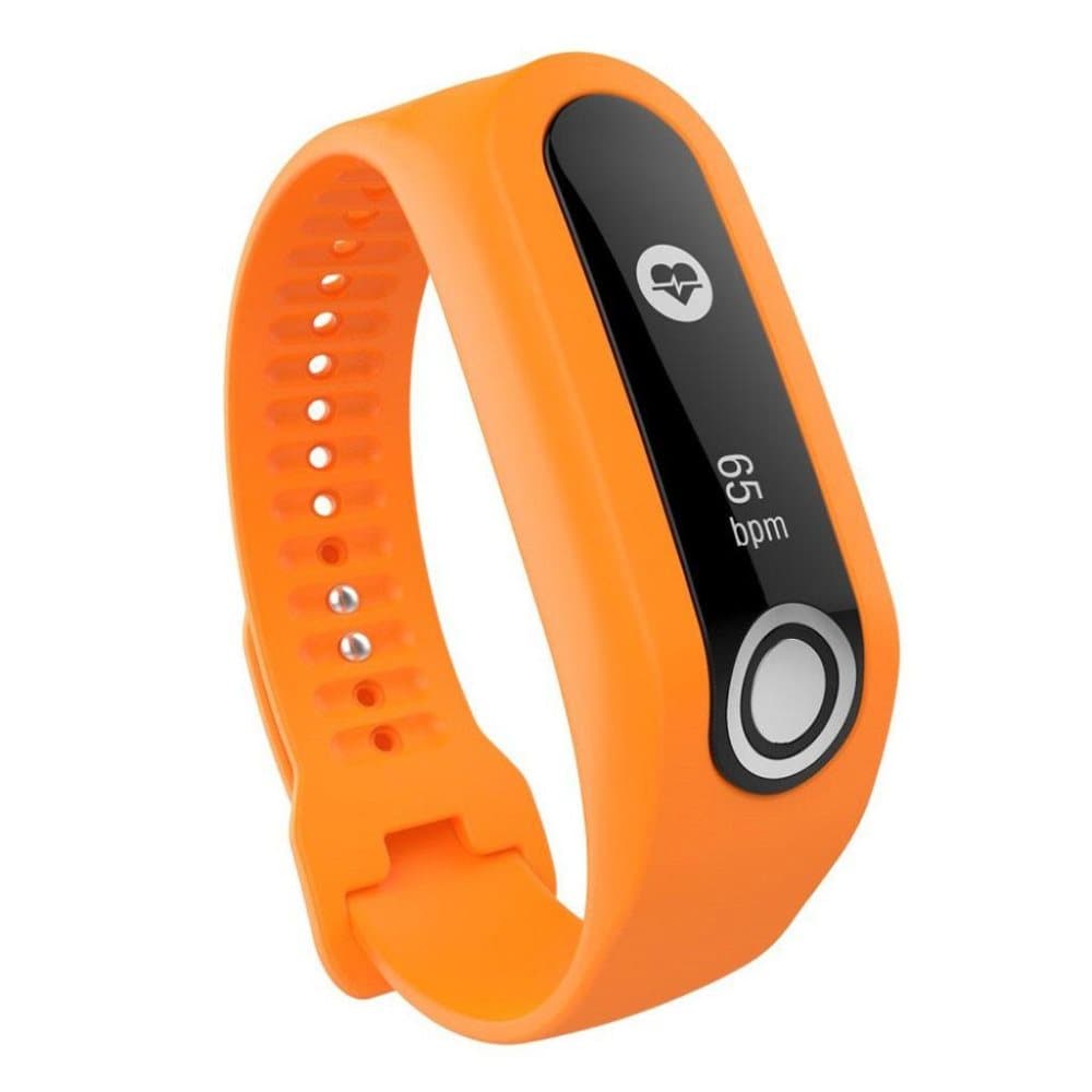 TomTom Touch Holdbart silikone rem - Orange