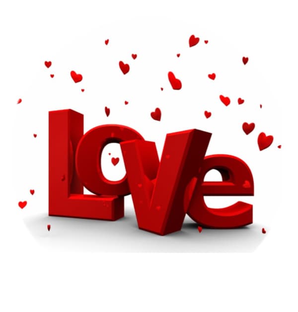 Mobilhållare i elegant motiv "LOVE" - Pop-stand -