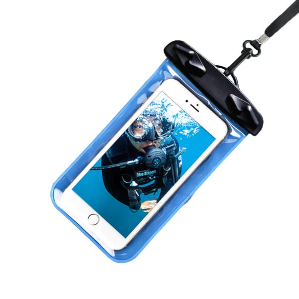 Praktiskt Vattentätt Fodral för Mobiltelefoner ROYAL BLUE