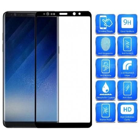 Samsung Note 8 karkaistu lasi 0,26 mm 3D 9H Fullframe
