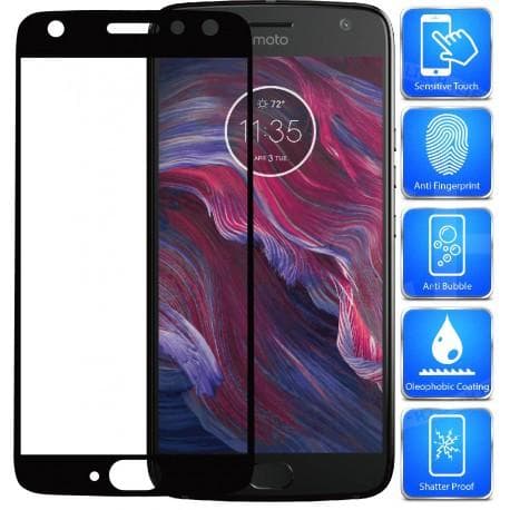 2-PACK Moto X4 hærdet glas 0,26 mm 2,5D 9H fuld ramme