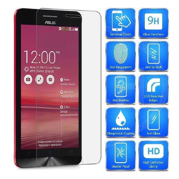 2-PACK Zenfone 5 & 5Z Härdat glas 0.26mm 2.5D 9H