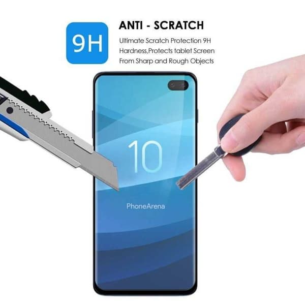 Samsung S10 Plus karkaistu lasi 0,26 mm 3D 9H Fullframe (SM-G975F)