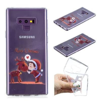 Samsung Galaxy Note9 beskyttelsesetui i silikone med julemøn