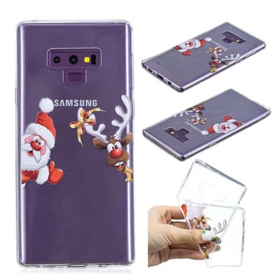 Samsung Galaxy Note9 beskyttelsesetui i silikone med julemøn