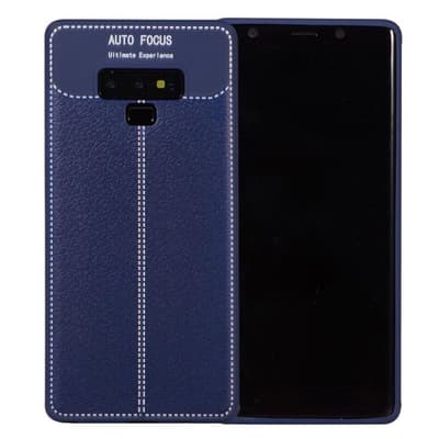 Samsung Galaxy Note9 mobiletui i silikone med Litchi overfla