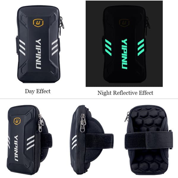 Vattentät Unisex Reflekterande Sport Fitness Armbandsväska