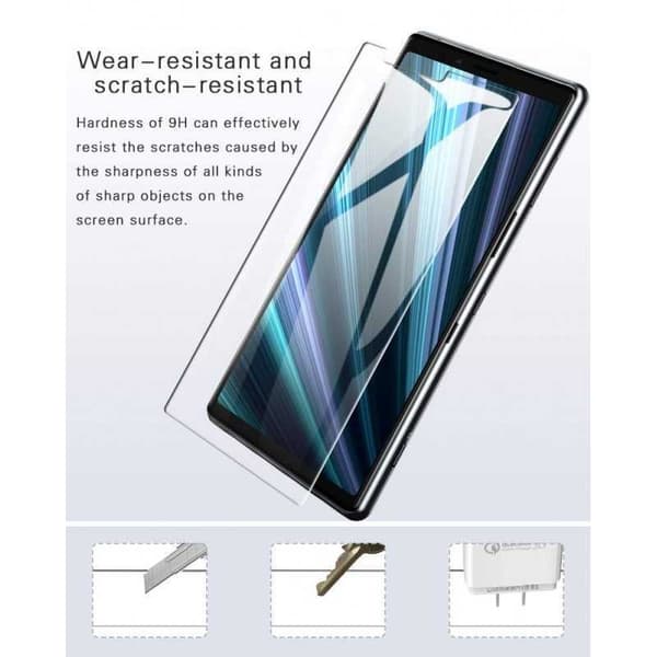 2-PACK Sony Xperia 1 Härdat glas 0.26mm 2.5D 9H