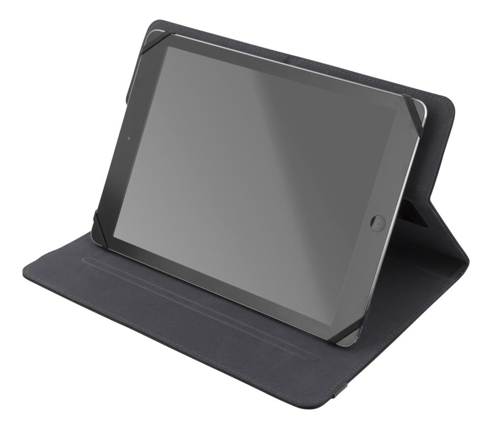 DELTACO Universal tablet case, 7/8", integrated stand, 360 degree rota