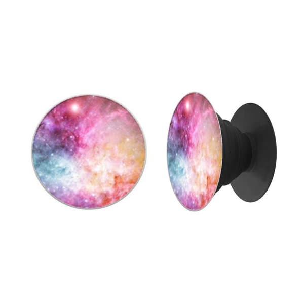 Space Galaxy Button Universal Grip Holder Sett mobiltelefon