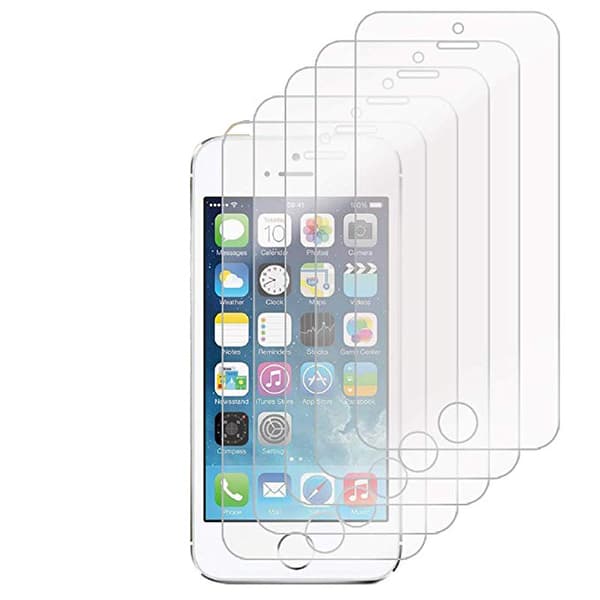 iPhone 5/5C/5S/5SE (5-Pack) Skärmskydd av HuTech