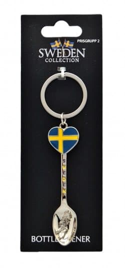 Nyckelring - Svenskt Hjärta Kapsylöppnare