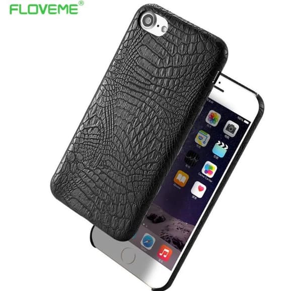 iPhone 7 - Stilrent Elegant skal i krokodilmönster FLOVEME