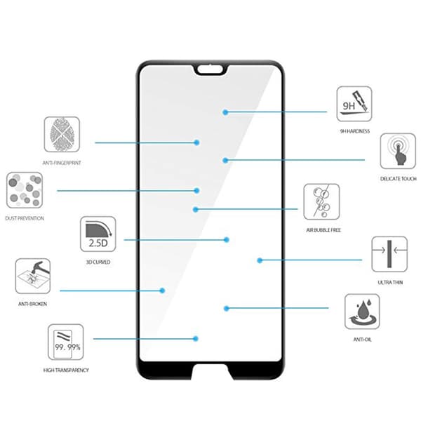 Huawei P20 Pro - 3D 2-Pack EXXO-Skärmskydd (HUTECH)