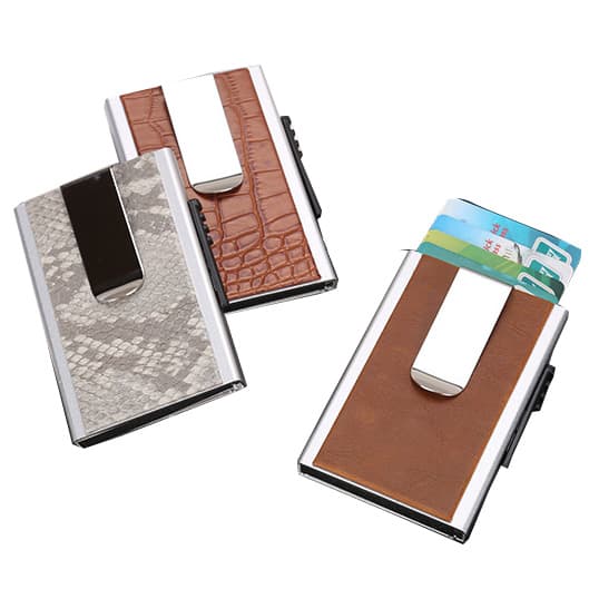 Stilsäker Korthållare RFID Aluminium (JENSEN)