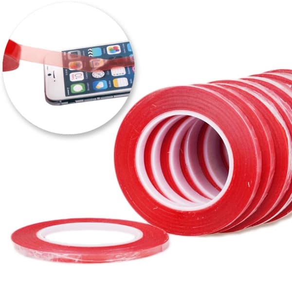 Dubbelhäftande Tejp till Mobiler/Surfplattor (Transparent)