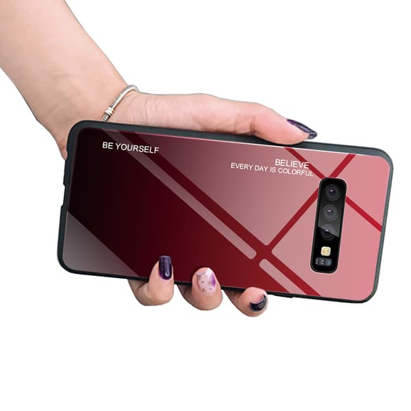 Samsung Galaxy S10 + - Stilsäkert GALAXY RAIN Skal NKOBEE