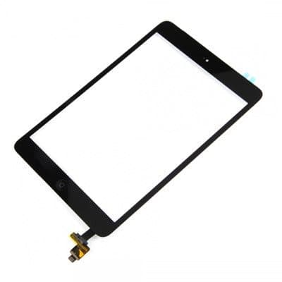 iPad Mini Glasskärm SVART inklusive Homeknapp & Skärmskydd