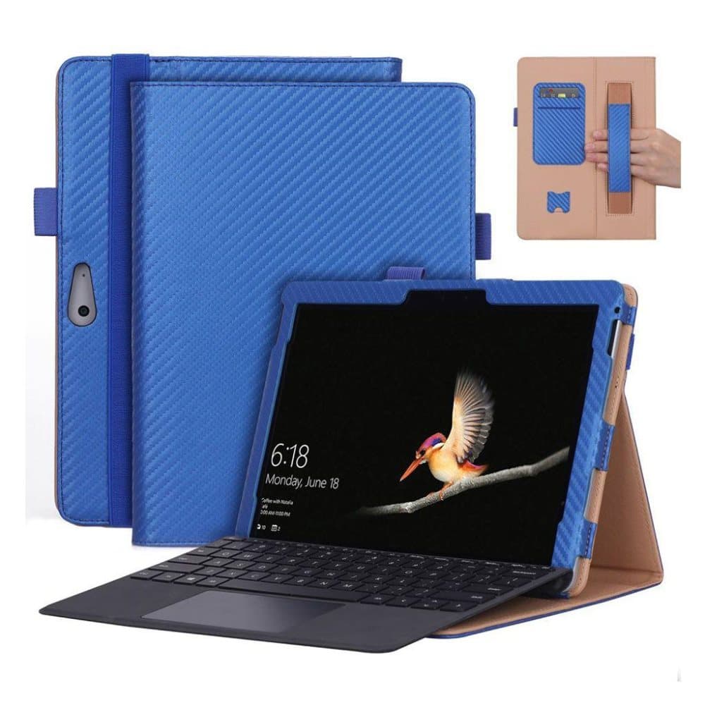 Microsoft Surface Go 10 hiilikuitu harjattu pintainen syntee