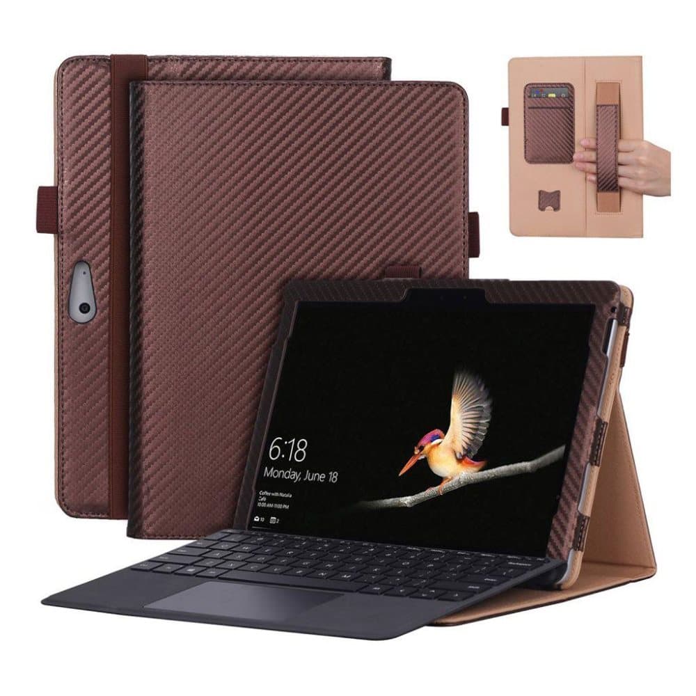 Microsoft Surface Go 10 hiilikuitu harjattu pintainen syntee