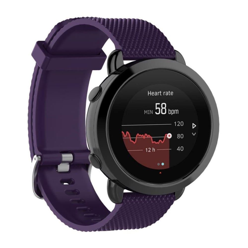 Suunto 3 Fitness Silikooni Kellon Vaihto Ranneke - Violetti