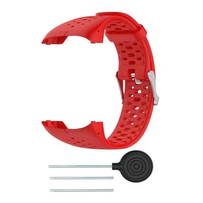 Polar M400 / M430 klockarmband silikon sport - Röd