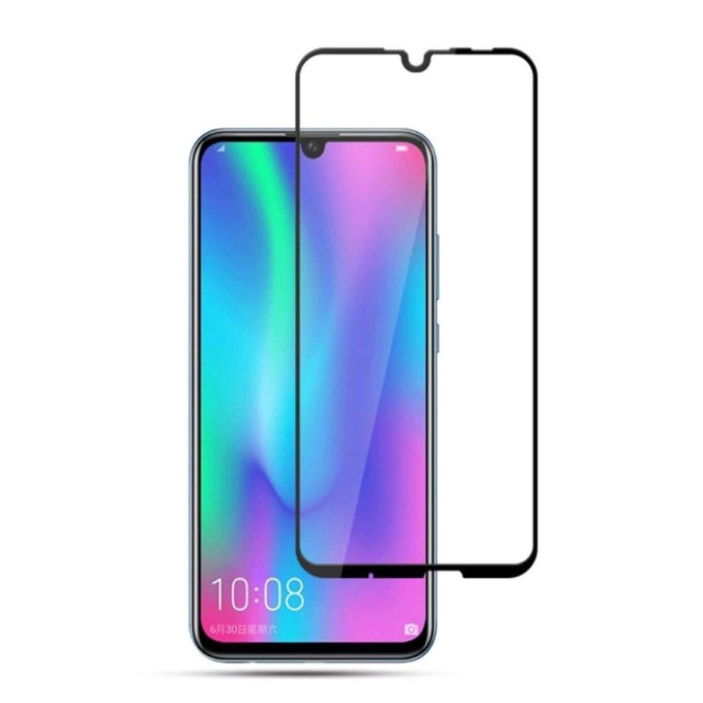 AMORUS Huawei P Smart 2019 silk print tempePunainen glass nä