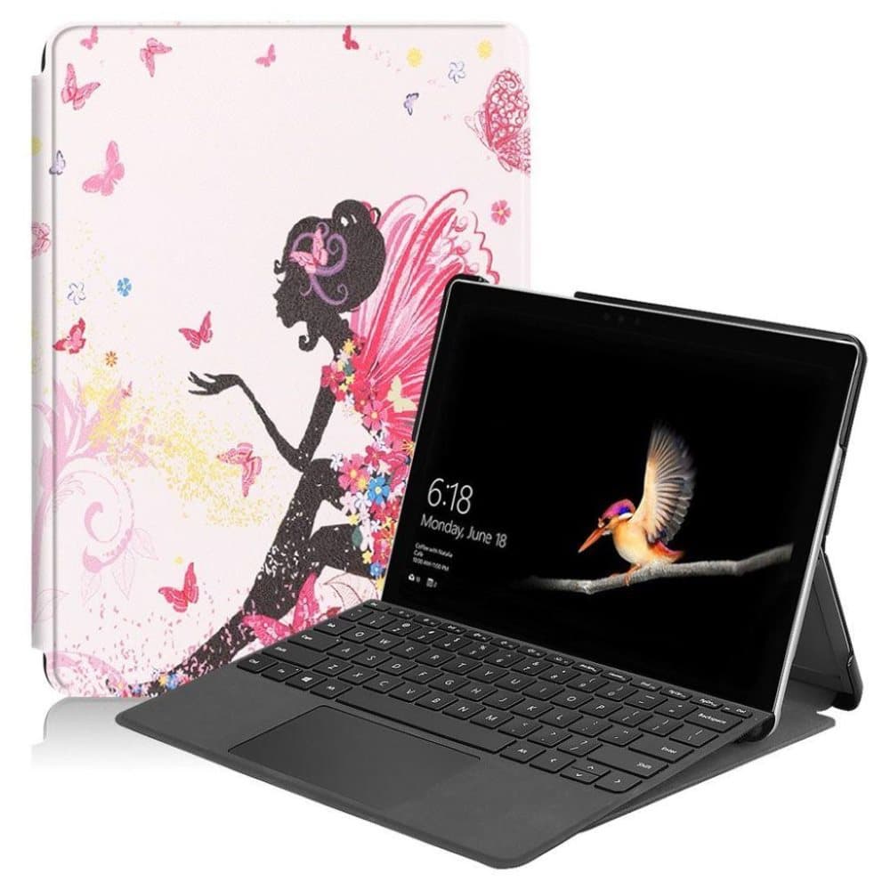 Microsoft Surface Go 10 beskyttelsesetui i kunstlæder med mø