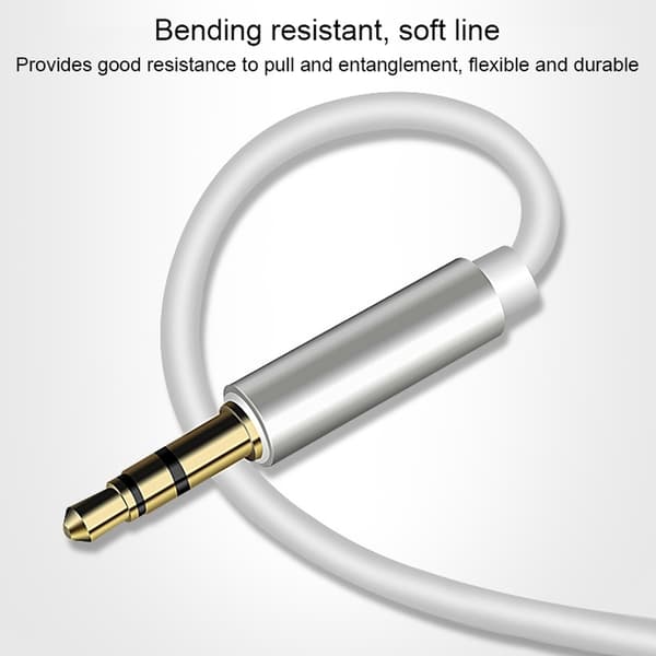 8 Pin till 3.5mm AUX Audio Adapter Kabel