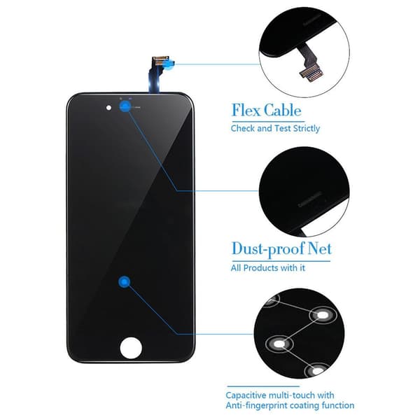 iPhone 6 komplett LCD sk�rm med sm�delar OEM