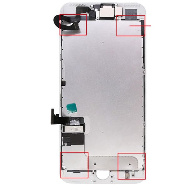 iPhone 7 komplett LCD skärm med smådelar