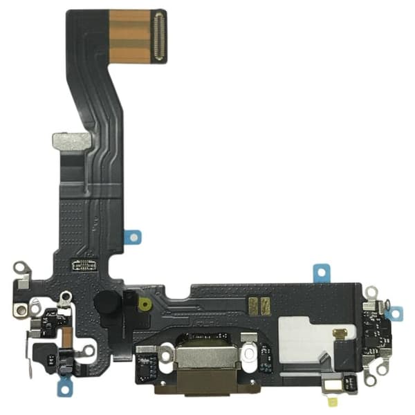Original iPhone 12 Pro Laddkontakt med Flex - Brun