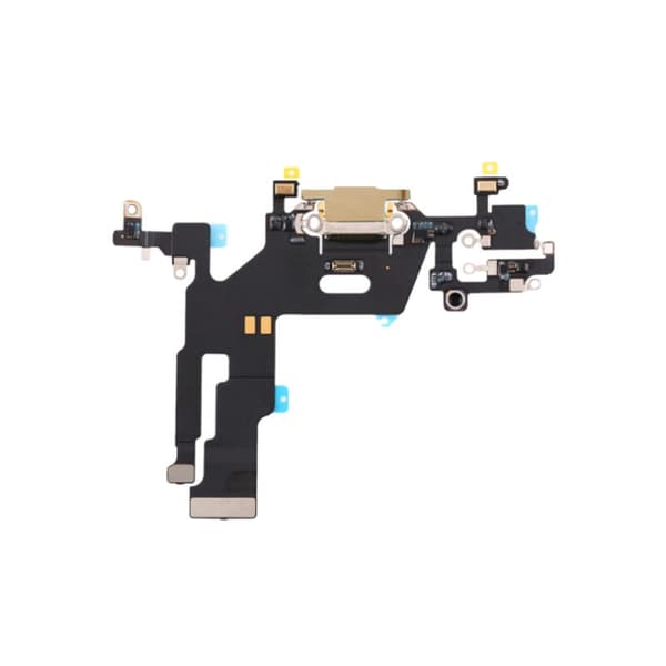Original iPhone 11 Laddkontakt med Flex - Gul