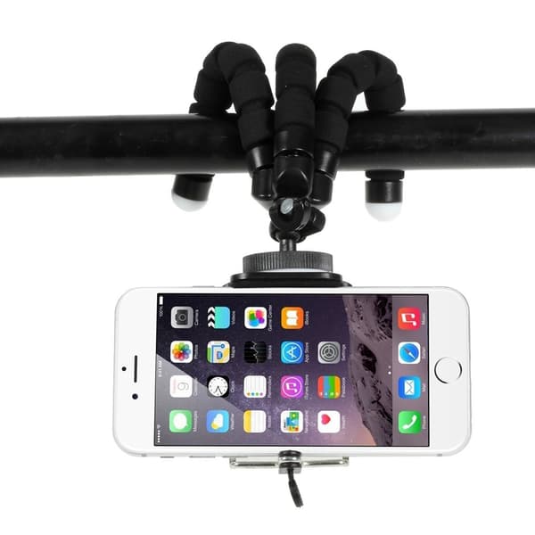 Universal Flexibel Stativ Smartphones 5.5-8.5Cm Svart