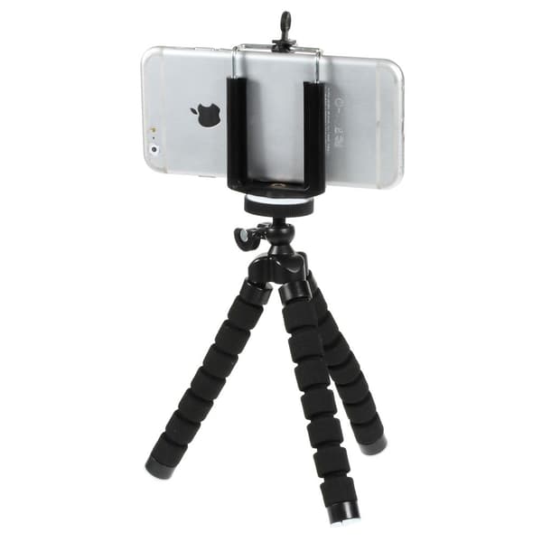 Universal Flexibel Stativ Smartphones 5.5-8.5Cm Svart
