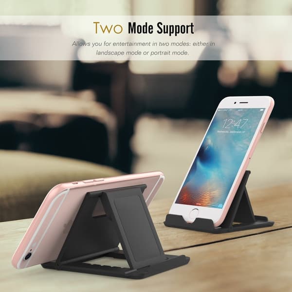 Portable Smartphone Ställ Svart