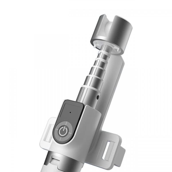 Dudao 360 Selfiestick Med Tripod och Bluetooth Kontroll F18W Vit