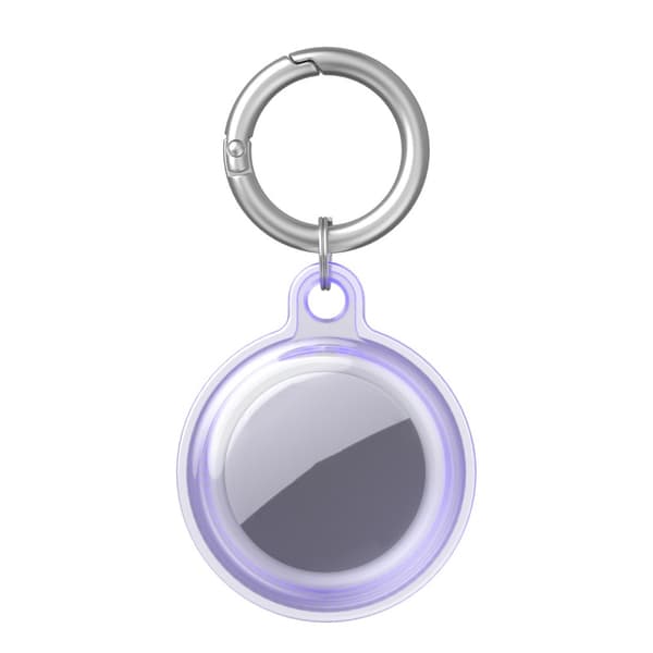 Skal TPU Apple AirTag Transparent Lila