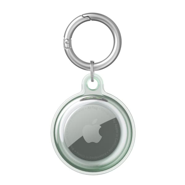 Skal TPU Apple AirTag Transparent Grön