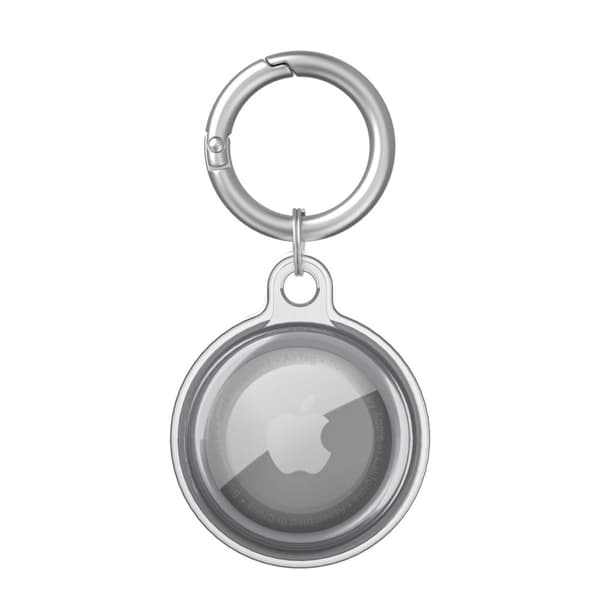 Skal TPU Apple AirTag Transparent Svart