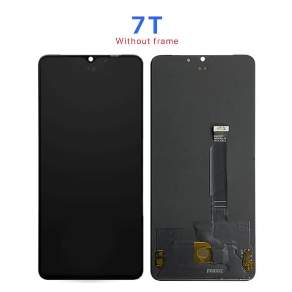 OnePlus 7T Skärm/Display - Svart