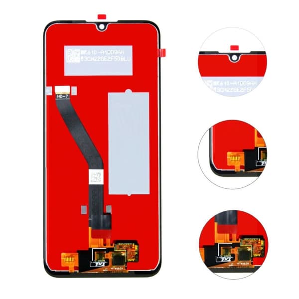 Huawei Y6 2019 Skärm/Display OEM - Svart