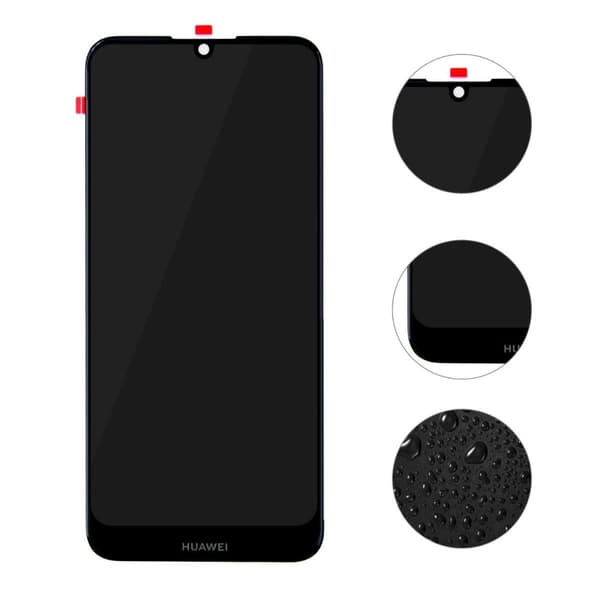 Huawei Y6 2019 Skärm/Display OEM - Svart