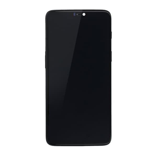 OnePlus 6 Skärm med LCD Display - Spegel Svart