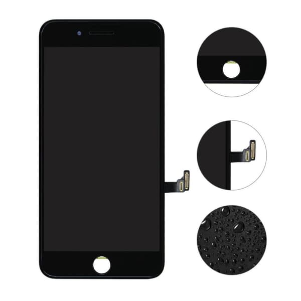 iPhone 8 Plus LCD Skärm DTP - Svart (Tagen från ny iPhone)