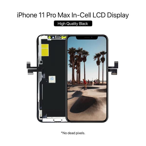 iPhone 11 Pro Max In-Cell LCD Skärm - Svart