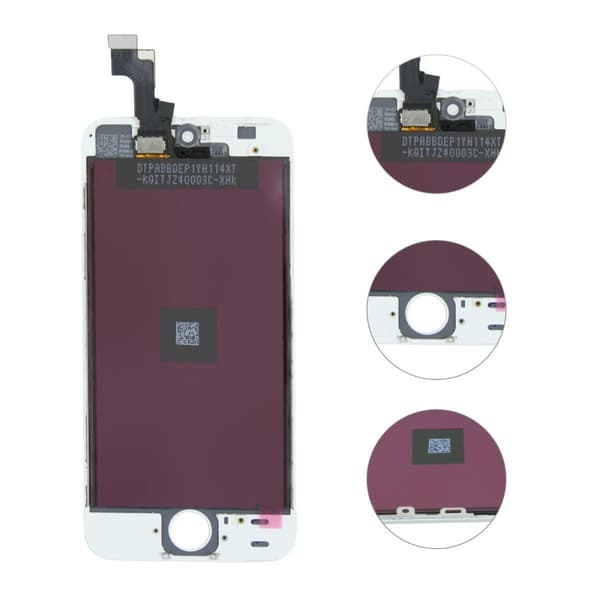 iPhone 5S/SE LCD Skärm AAA Premium - Vit