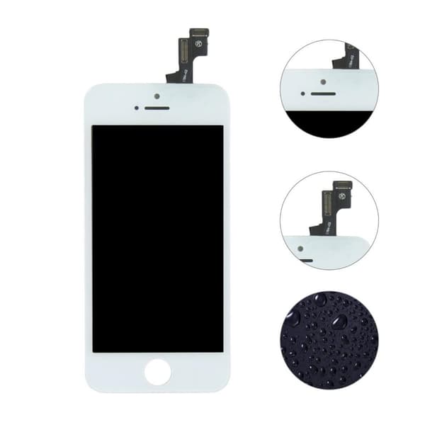 iPhone 5S/SE LCD Skärm AAA Premium - Vit