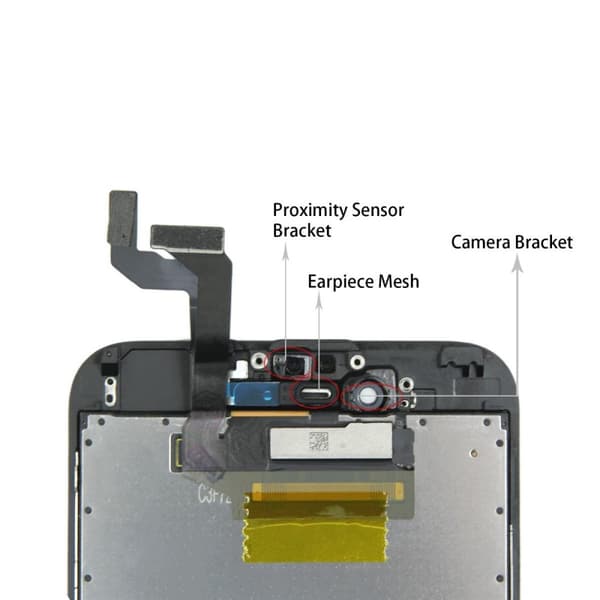 iPhone 6S LCD Skärm Refurbished - Svart