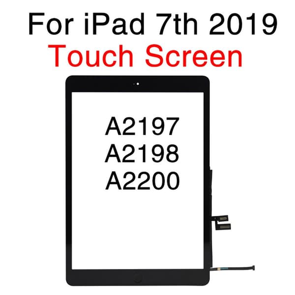iPad 7/8 2019/2020 10.2" Touchscreen & Hemknapp